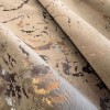 Блекаут с кадифен мраморен ефект в цвят визон