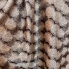 Луксозна завеса в цвят венге с релефни орнаменти 'Zara'