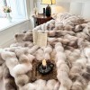 Луксозен пухкав комплект за спалня 'Royal comfort visone'