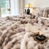 Луксозен пухкав комплект за спалня 'Royal comfort visone'