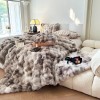Луксозен пухкав комплект за спалня 'Royal comfort visone'