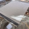 Бежово памучно килимче с бордюр 120x180 см