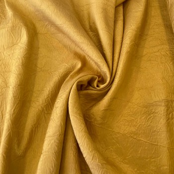 Плътна завеса с намачкан ефект 'Targalet yellow'