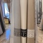 Елегантна ленена завеса с бродерия
